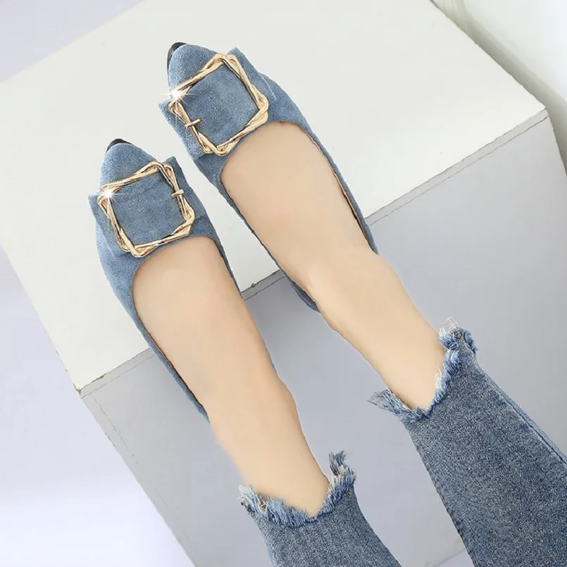

Zapatos De Mujer Women Cute Sweet Light Weight Flock Flat Shoes Lady Fashion Comfortable Spring Shoes Summer Office Flats G5252