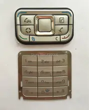 White new housing cover mobile phone keypads,keyboards,buttons for Nokia E65,Free shipping