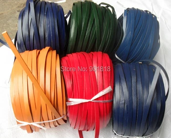

5meters/Lot 8mm width DIY Jewelry Findings Genuine leather cord real Leather Cord DIY bracelet F2022