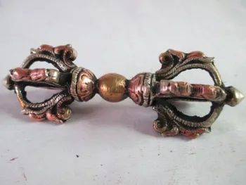 

decoration bronze factory Pure Brass Antique Elaborate Old Buddhism Chinese copper sword weapon statue No.2