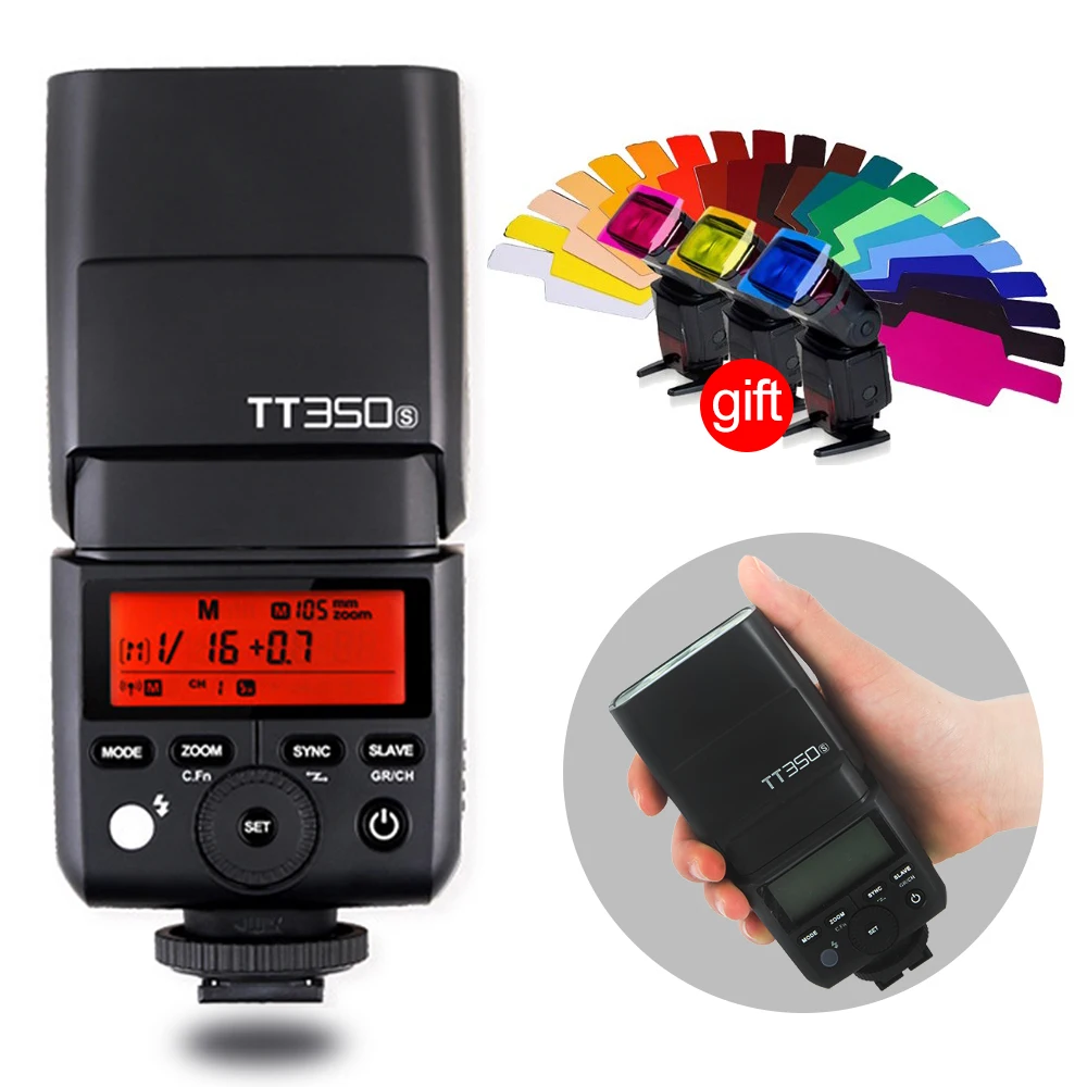  Godox TT350S Mini 2.4G Wireless TTL 1/8000S HSS Camera Flash Speedlite for Sony A7 A7II A7SII A7RII