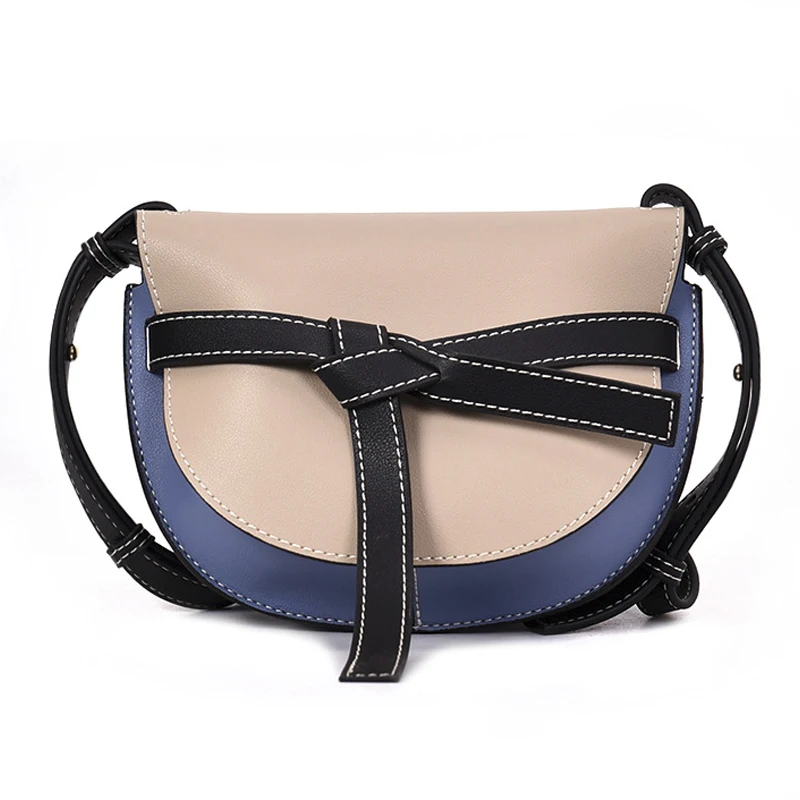 SWDF Lady Bag Classic Simplicity Saddle Bag 2019 Korean Version Fashion Belt Lady Shoulder Crossbody Packet High Quality Leather SWDF Lady Bag Classic Simplicity Saddle Bag 2019 Korean Version Fashion Belt Lady Shoulder Crossbody Packet High Quality Leather
