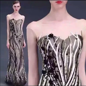 

FREE SHIPPING! African French Lace with sequins,Big French lace,African Lace fabric,embroidery lace,5y/ LOT J543 royal Green