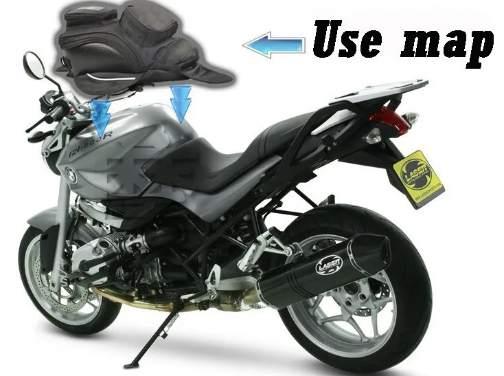 Черная мотоциклетная сумка для масляного топливного бака, магнитные Чехлы, мотоциклетная сумка для масляного топливного бака, мульти космическая мотоциклетная посылка для инструментов