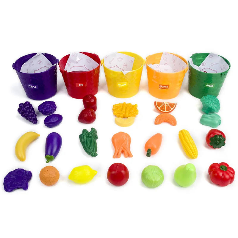 

5 Color Matching Sorting Cups Set Color Recognition Puzzle Toys Toddler Counters Preschool Math Educationa Toys for Children