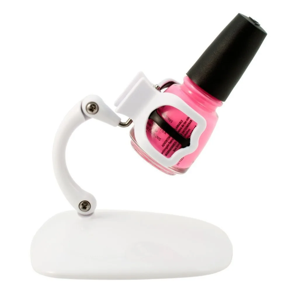 Makartt 10 Pcs/ Set Nail Polish Holder Adjustable Acrylic Easy To Use