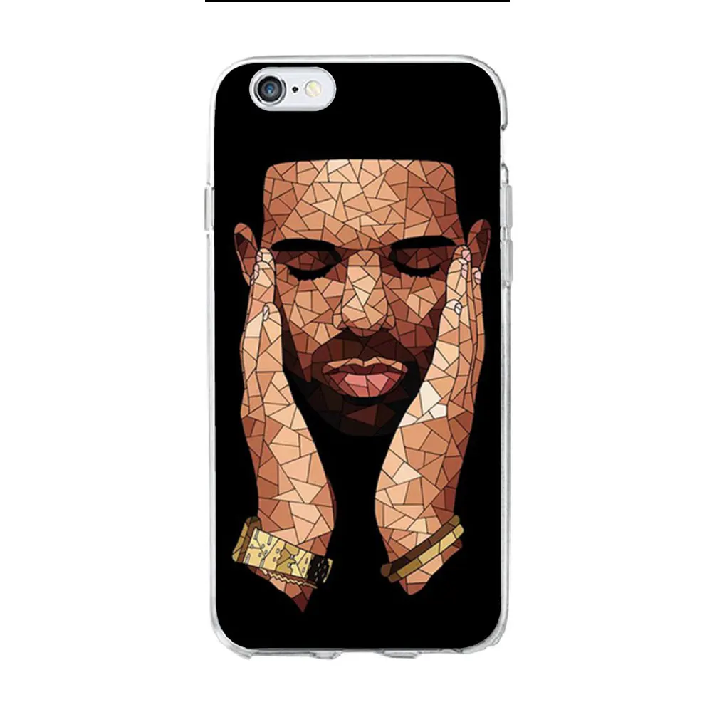 PUNQZY Drake Rihanna Lil Открытый Чехол-Кролик для Apple iPhone 4 4s 5 5S SE 6 6 S 7 8X Plus глянцевый мягкий термополиуритановый экзотический прозрачный милый - Цвет: TPU D436