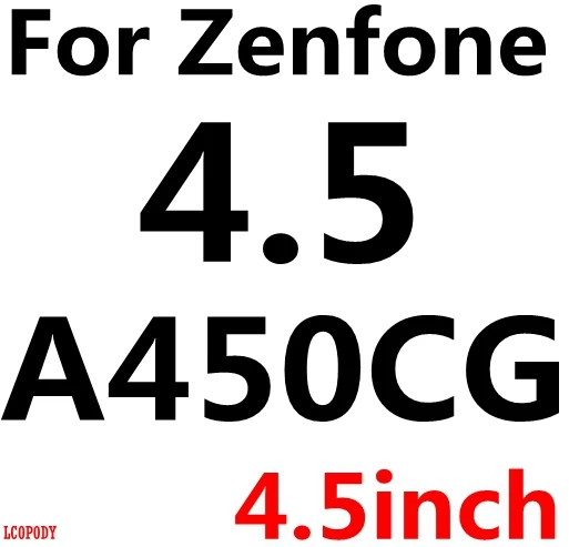 С уровнем твердости 9h закаленное стекло с округлыми рамками Asus zenfon 2 3 laser max ZE551ML ZC451CG A450CG A500CG ZE500KL ZE550KL ZC520TL z00ud zb552kl защитное стекло чехол - Цвет: for asus a450g