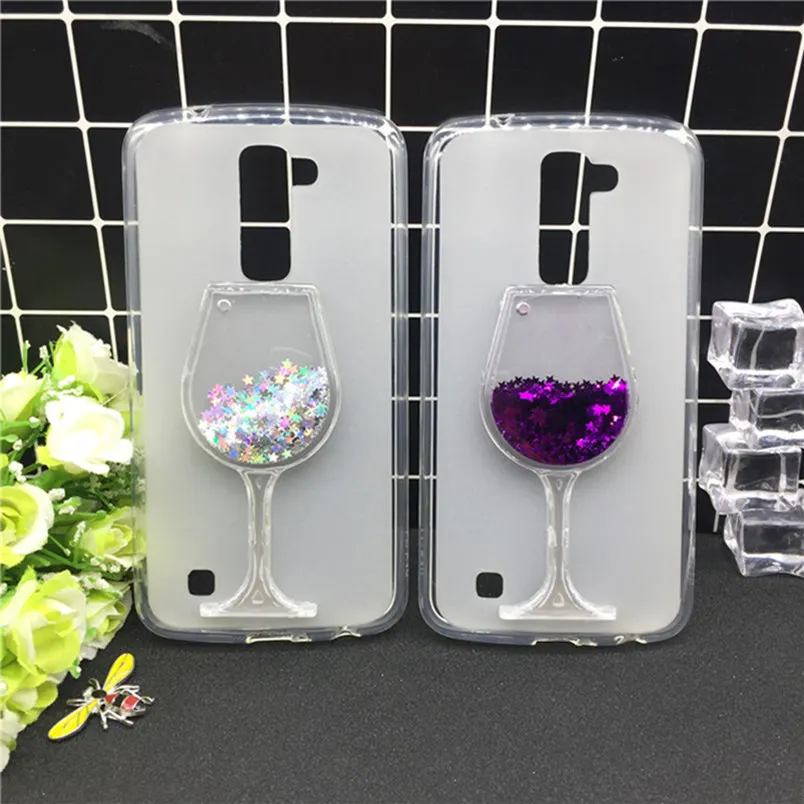 

New Thick Dynamic Liquid Phone Cases for LG Magna H500 G4C G4 mini H525N C90 H520N H502F H500F Glitter Soft Silicon Back Cover