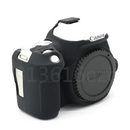 Резиновый мягкий силиконовый чехол Защитный чехол для камеры Canon EOS 200D Rebel SL2 Kiss X9 DSLR