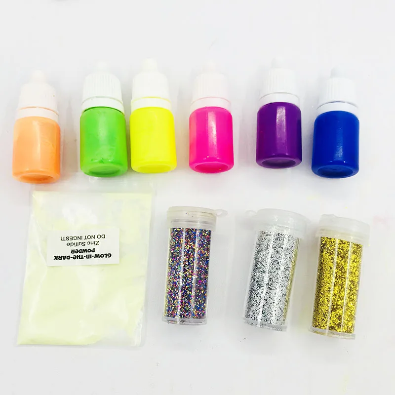 Fluffy Floam Slime Kit Make Playdough Crystal Mud Making Kit Polymer Clay for Baby Gifts Children Educational Clay Toy