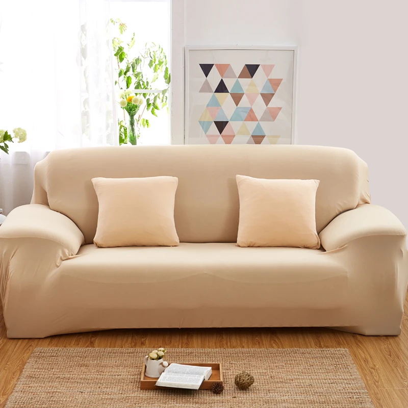 

Spandex Stretch Sofa Cover Set Sectional Universal Elastic Slipcovers Armchair Tight Wrap Removable Couch Case for Living Room