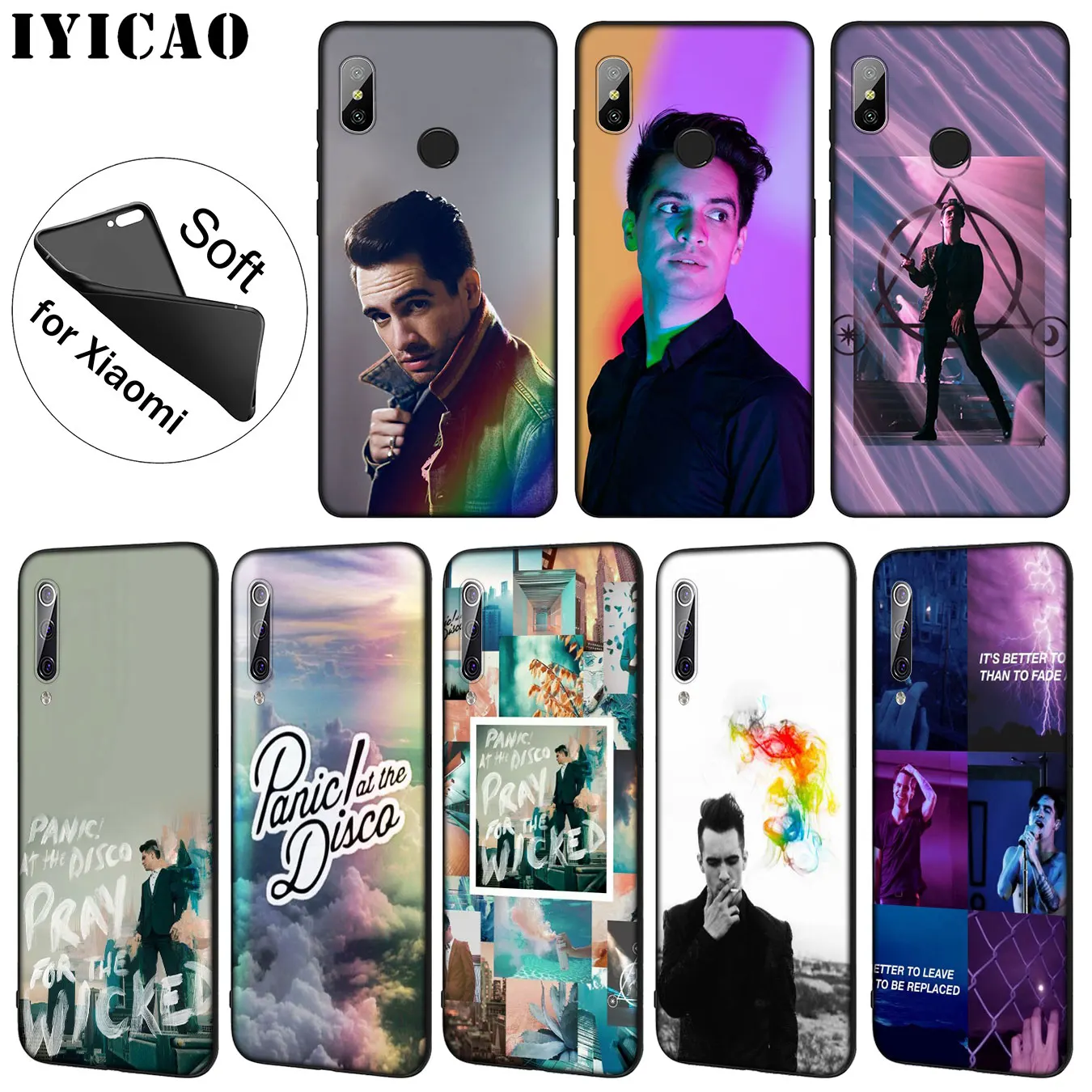 IYICAO Panic! Мягкий силиконовый чехол для телефона Xiaomi Mi 10 9 9T CC9 CC9E 8 SE A3 Pro A1 A2 Lite 6 pocophone f1