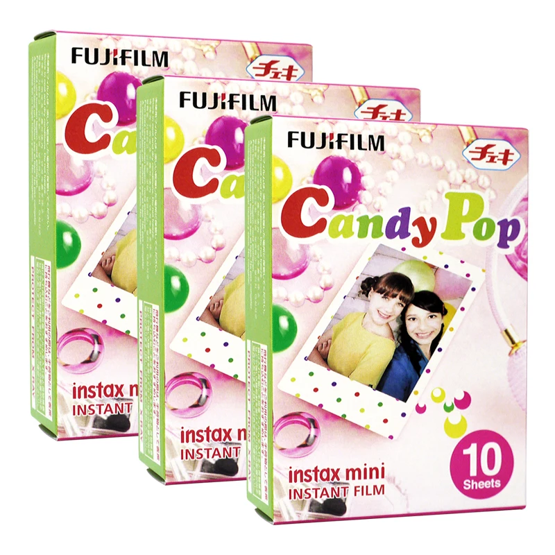 Fujifilm Instax Mini Candy Pop Instant 30 пленка для Fuji Mini 7 s 8 25 50 70 90 300 и поделиться SP-1, 2