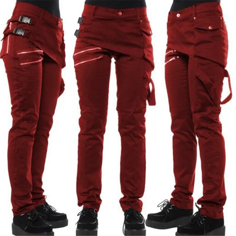 

Newest design streetwear mens trousers zip pocket cargo pants men high street hip hop men pants irregular design slim pantalones