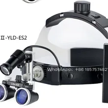 Стоматологическая 2.5X хирургическая бинокулярная медицинская Лупа с светодиодный светильник на голову 3.5X