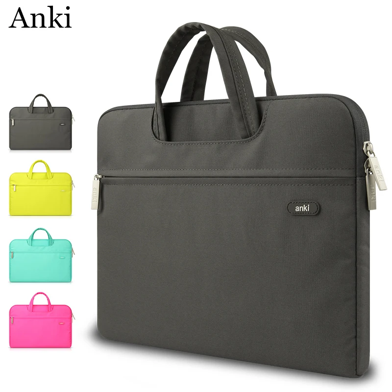 Анки большой Ёмкость 13,3 14 15,6 дюймов Laptop Sleeve сумка Защитный чехол Обложка для Macbook Dell lenovo Портфели сумка