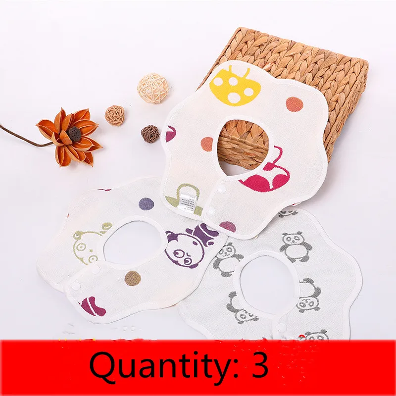 

Cotton Bandana Bibs Baby Babador Feeding Smock Infant Burp Cloths Cartoon Saliva Towel Baby Eating Accessory Soft Baby Stuff