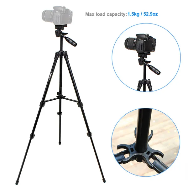 Portátil para Câmera 49 para Monocular com Bolsa Svbony Tripé Bola Cabeça Monopé Variável Carga Rolamento 10 kg Alumínio Slr 14 Cheap Lunetas