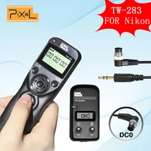 Pixel tw-283 tw283 dc0 беспроводной таймер пульт дистанционного управления спуска затвора для nikon серии d810 d800 d700 d200 fujifilm s5 pro s3 pro
