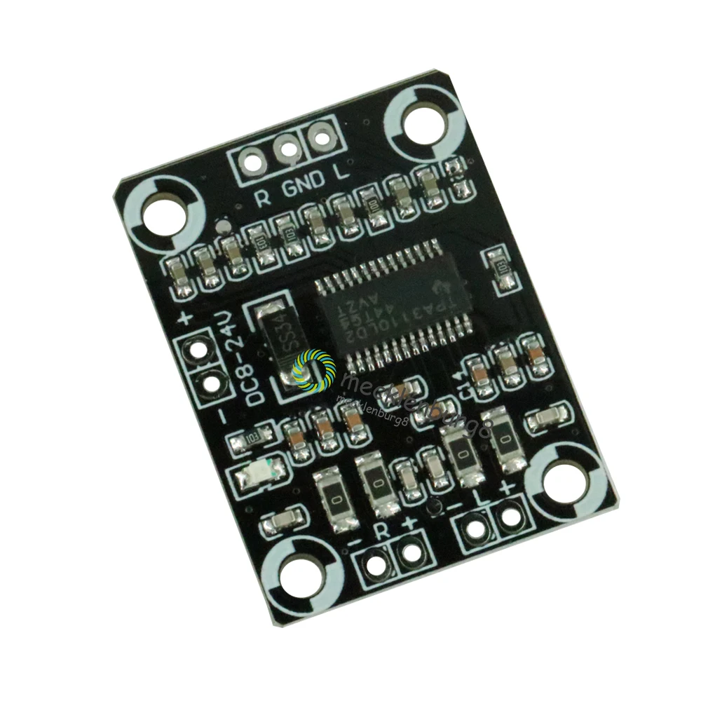 

TPA3110 2X15W Digital Audio Stere Amplifier Board Module Mini Binaural AMP Controller Module 100dB DC 8-18V Max 3A PCB DC Board