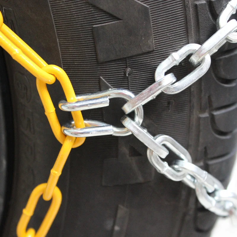 Snow chains Alloy car tire skid chain bold essentialtire chain size