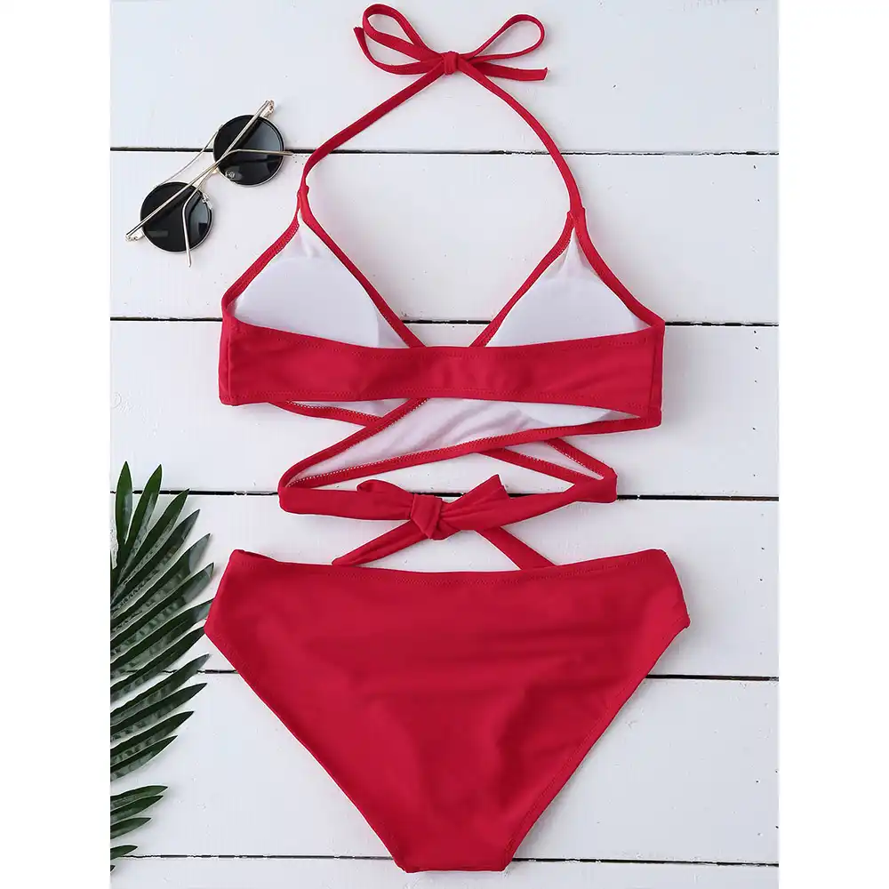 zaful wrap bikini