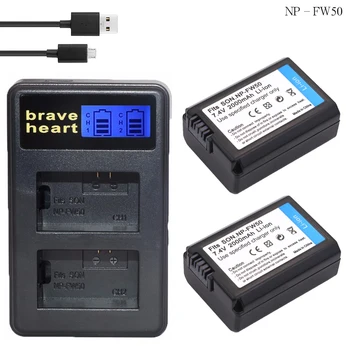 

2x bateria NP FW50 NPFW50 NP-FW50 Battery pack for SONY NEX-5 NEX-7 SLT-A55 A33 A55 A37 A3000 A5000 A5100 A6000 A6300 A7000