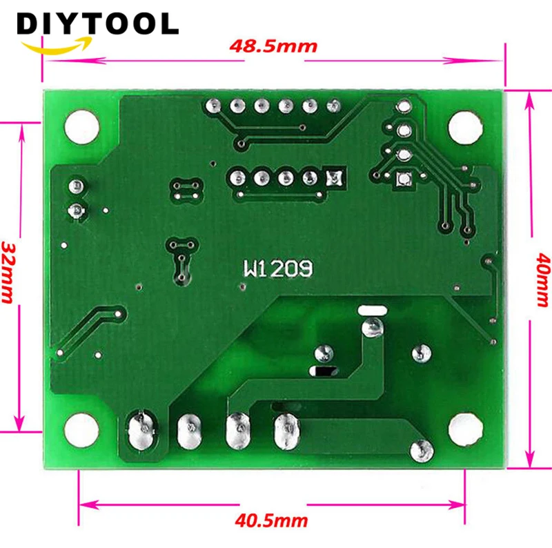 W1209 DC 12 В светодиодный цифровой термостат контроль температуры термометр термо контроль Лер модуль переключателя+ датчик NTC