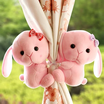

2Pcs/set Cartoon Rabbit Curtain Buckle Curtain Tieback Creative Curtain Accessories Clip Children Room Curtain Decoration