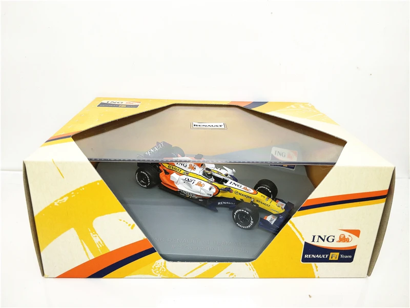 1:43 ING 2007 Renault Force Индия команда R27 гоночный литой под давлением модель автомобиля миниатюрный автомобиль