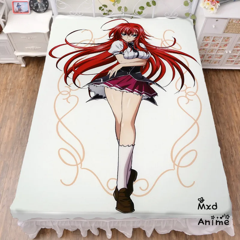 Аниме средней школы DxD Rias Gremory плоская кровать простыня пледы одеяло девушки