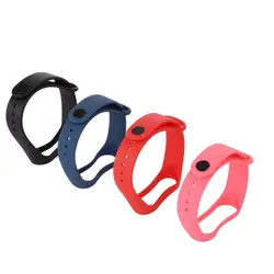 2018 силиконовый ремешок для Xiaomi Mi группа 3 Smart Band Красочные смарт-браслет для Xiaomi Mi Группа 2 ремень