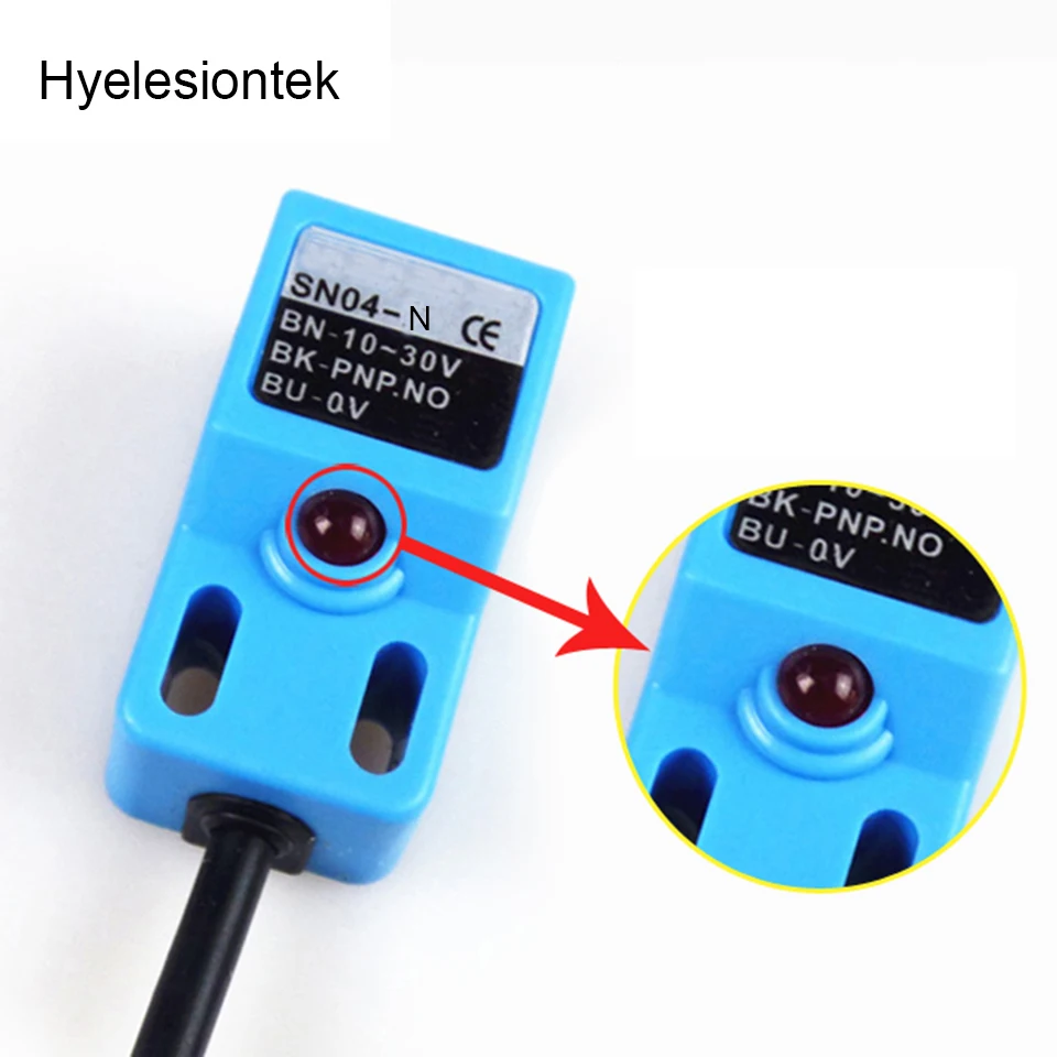 Metal Detection Sensor SN04-N 4mm SN04-N NPN NO 3-Wire DC Inductive Proximity Sensor Detector Sensitive Proximity Sensors Switch
