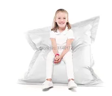 Ywxuege White Bag Chair Cover Bean Bags No Filling,beanbag Sofa Cover Bean Bag Covers One Seat Adult/children-free Shipping