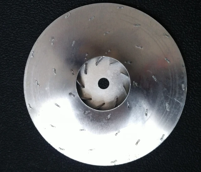 qaulity aluminum Vacuum cleaner motor fan blade 112mm 8mm hole wind
