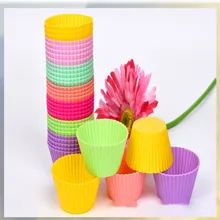 12 шт. силиконовая форма для выпечки кексов форма для порционной выпечки Форма для маффинов круглая чашка форма для выпечки формы для выпечки инструменты для украшения