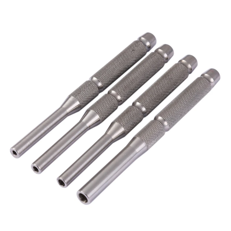 

Multi Size Round Head Pins Set Punch 1/8 5/32 3/16 7/32 Steel Grip Roll Pins Punch Tool