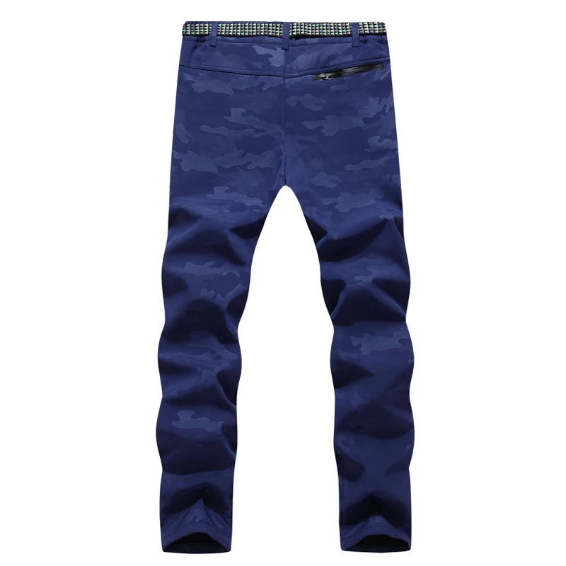 TRVLWEGO senderismo Trekking pantalones de esquí Softshell de invierno a prueba de viento a prueba de calor de radiación protección impermeable pantalones de camuflaje