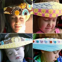 Fabric Car Safety Seat Sleep Positioner Baby Playpen Head Support Pram Stroller Adjustable Dot Belt