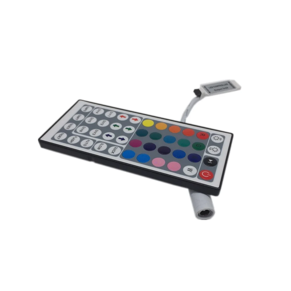 

10PCS MINI RGB LED controller 44 key IR Remote Control for RGB LED strip, Free shipping