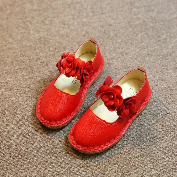 Маленькие летние детские туфли; однотонные туфли с закрытым носком; обувь для девочек