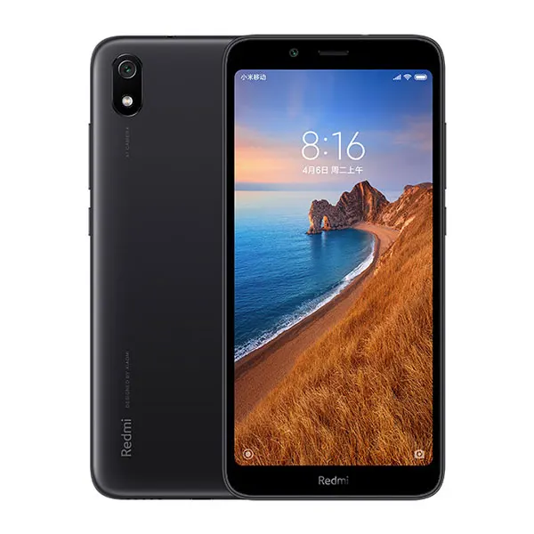 Xiaomi Redmi 7A с глобальной ПЗУ, 3 ГБ, 32 ГБ, Восьмиядерный мобильный телефон Snapdargon 439, 4000 мАч, камера 13 МП, смартфон, 5,45 дюйма - Цвет: Black