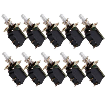 

10 Pcs/Set AC 250V 2A/8A Latching SPST Push Button Power 2Pin Switch SW-3 Switches L15