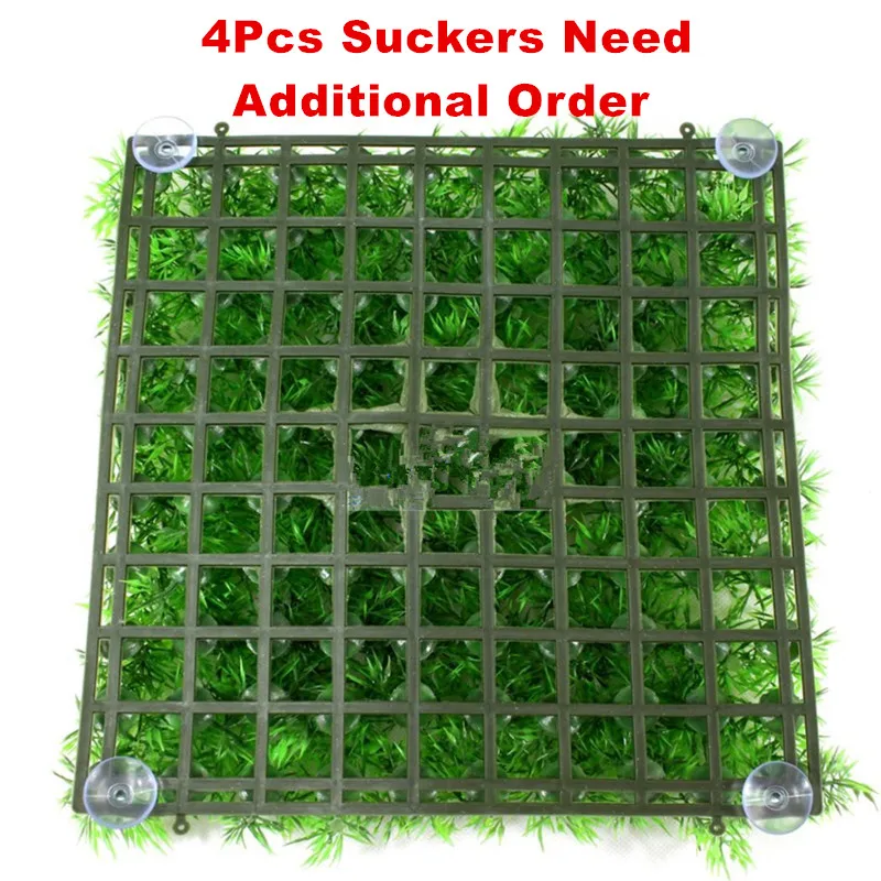 Зеленый искусственный газон для аквариума украшение для аквариума 23x23cm