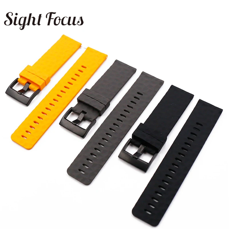 

24MM Silicone Watch Strap For Suunto9 Spartan Sport HR Watch Band Suunto 9 Baro Quick Release Strap Traverse Rubber Watchband