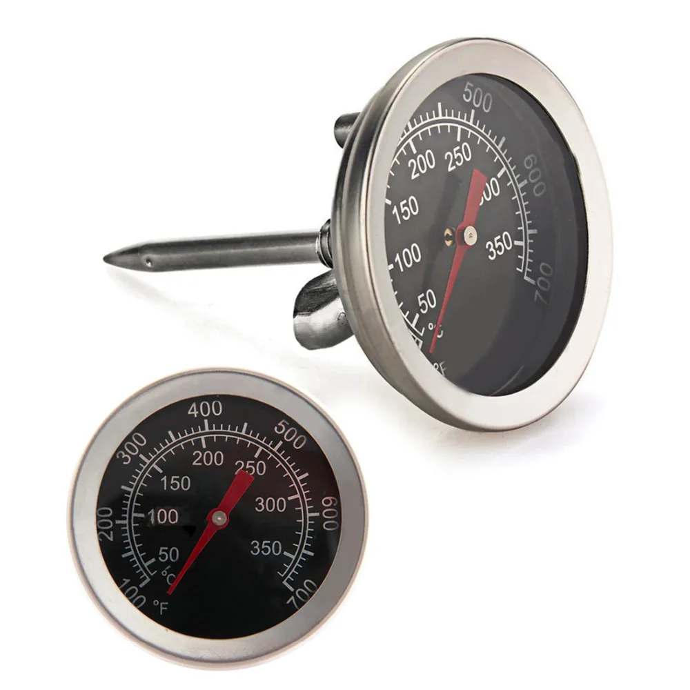 

Stainless Steel Cooking Oven Fryer BBQ Barbecue Probe Thermometer Food Meat Gauge 350 Degree Centigrade