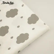 Новое поступление, белый цвет, дизайн облака, саржа, жир, четверть, домашний текстиль, сделай сам, лоскутное постельное белье, одежда для детей, стеганый Tecido