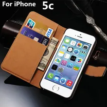 5c Case For Apple iPhone 5C Cases Split Flip leather phone bag Protective sleeve Card With Stand Cover black Covers For iPhone5C