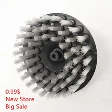 5 дюймов прозрачный пустотелая буровая Мощность скраб Чистящая Щетка для кожи Пластик деревянная мебель для украшения интерьера автомобиля для чистки Мощность на каждый день